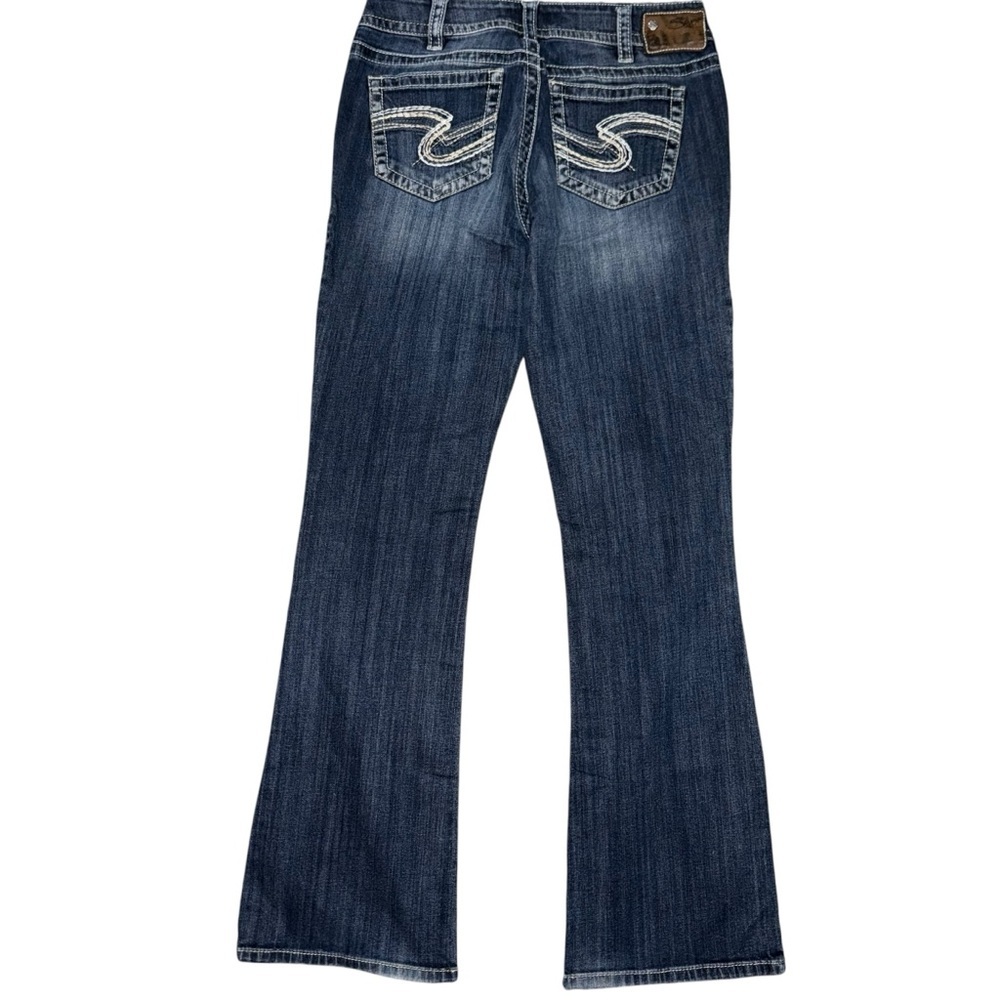 Women’s Silver Jeans Suki Bootcut Medium Wash Stretch Denim Western 30x33